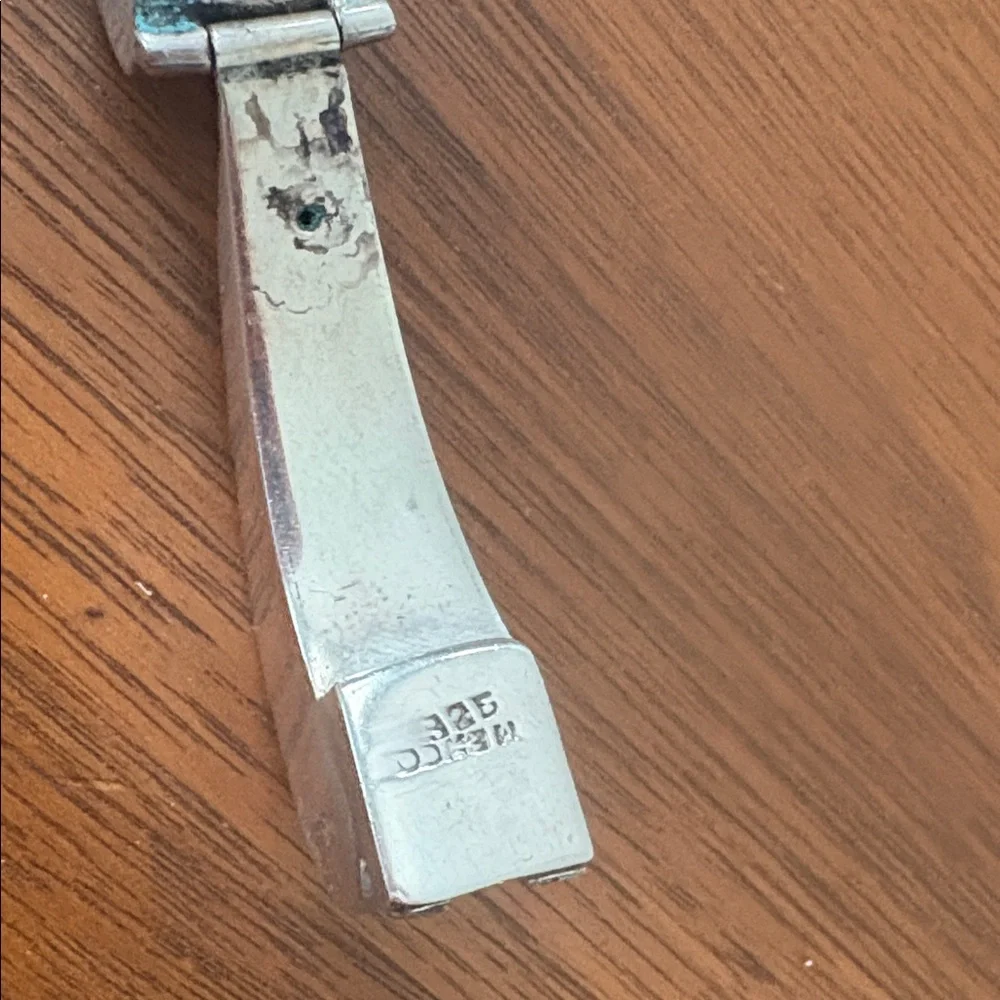 Gorgeous Sterling Silver Mexican Design. Aprox 6.5” - Picture 5 of 5